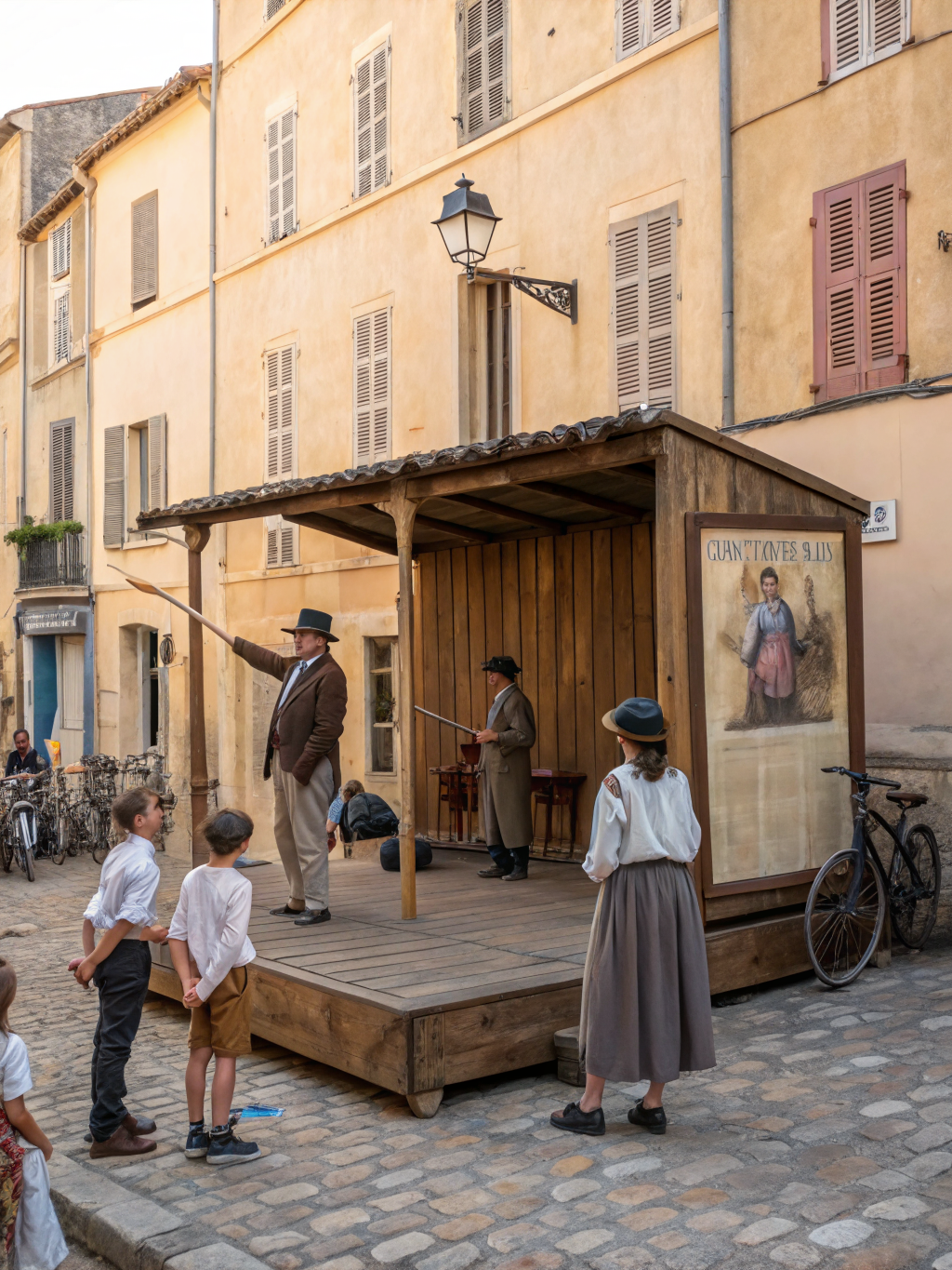 Community gathering and cultural action in Arles